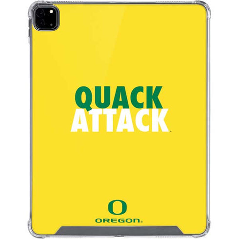 University of Oregon Quack Attack iPad Pro 12.9in (2020) Clear Case