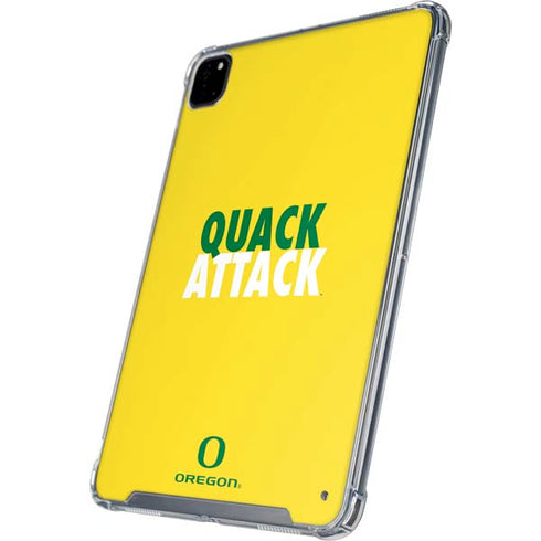 University of Oregon Quack Attack iPad Pro 12.9in (2020) Clear Case
