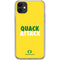 University of Oregon Quack Attack iPhone 11 Clear Case