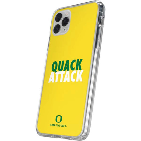 University of Oregon Quack Attack iPhone 11 Pro Clear Case