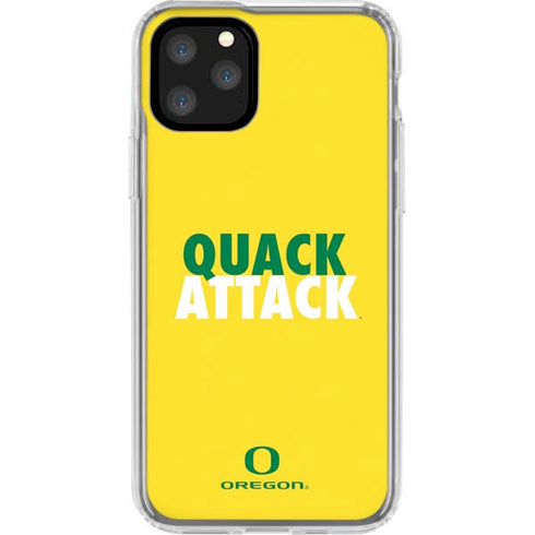 University of Oregon Quack Attack iPhone 11 Pro Clear Case