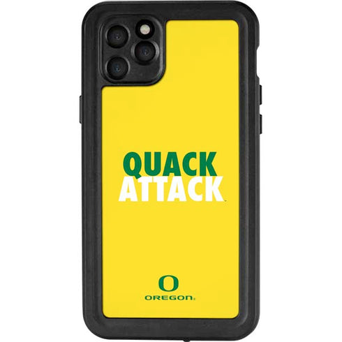 University of Oregon Quack Attack iPhone 11 Pro Max Waterproof Case