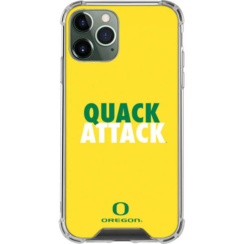 University of Oregon Quack Attack iPhone 12 Pro Clear Case
