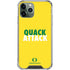 University of Oregon Quack Attack iPhone 12 Pro Clear Case