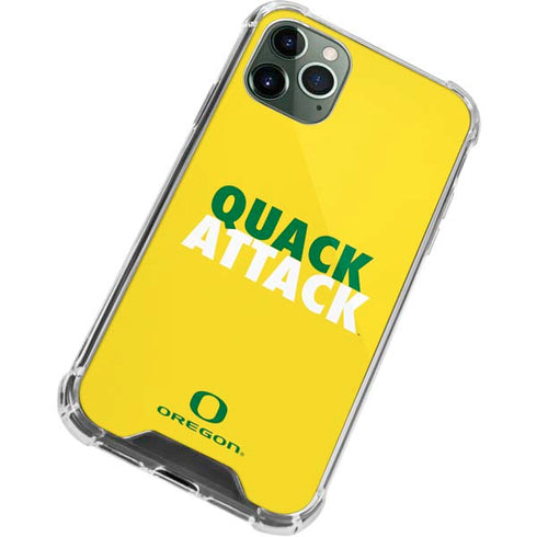 University of Oregon Quack Attack iPhone 12 Pro Clear Case