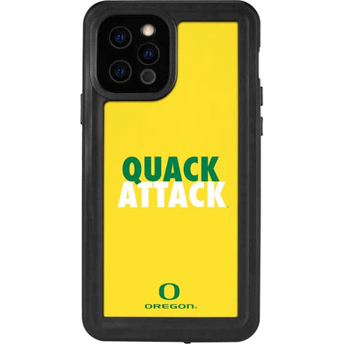 University of Oregon Quack Attack iPhone 12 Pro Waterproof Case
