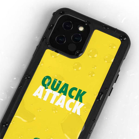 University of Oregon Quack Attack iPhone 12 Pro Waterproof Case