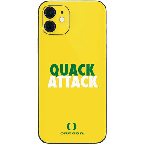 University of Oregon Quack Attack iPhone 12 Skin