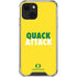 University of Oregon Quack Attack iPhone 14 Plus Clear Case