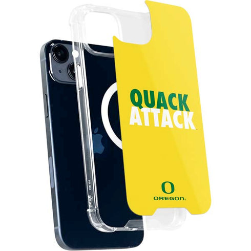 University of Oregon Quack Attack iPhone 15 Plus MagSafe Case