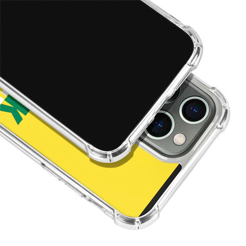 University of Oregon Quack Attack iPhone 14 Pro Clear Case