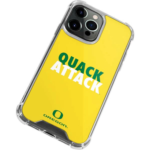University of Oregon Quack Attack iPhone 15 Pro Max Clear Case