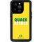 University of Oregon Quack Attack iPhone 14 Pro Waterproof Case