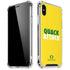 University of Oregon Quack Attack iPhone XS Max Clear Case