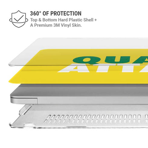 University of Oregon Quack Attack MacBook Pro 15in (2016-19) Case plus Skin