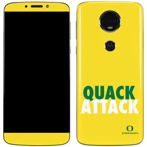 University of Oregon Quack Attack Moto E5 Plus Skin