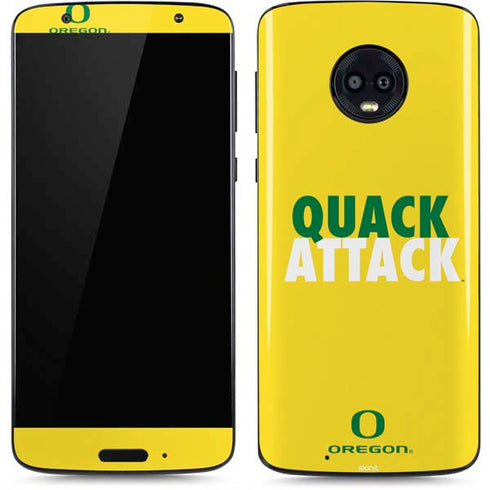 University of Oregon Quack Attack Moto G6 Skin