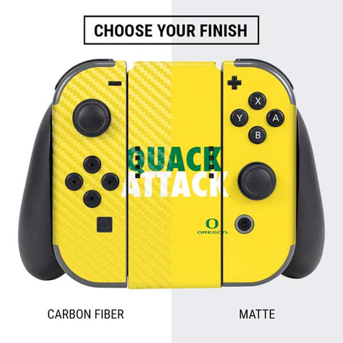 University of Oregon Quack Attack Nintendo Switch Bundle Skin