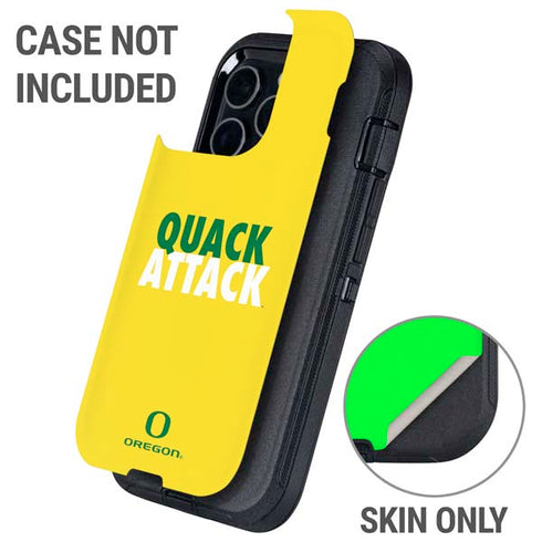 University of Oregon Quack Attack Otterbox Defender iPhone Skin