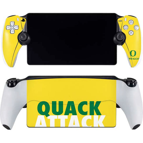 University of Oregon Quack Attack PlayStation Portal Remote Player Skin