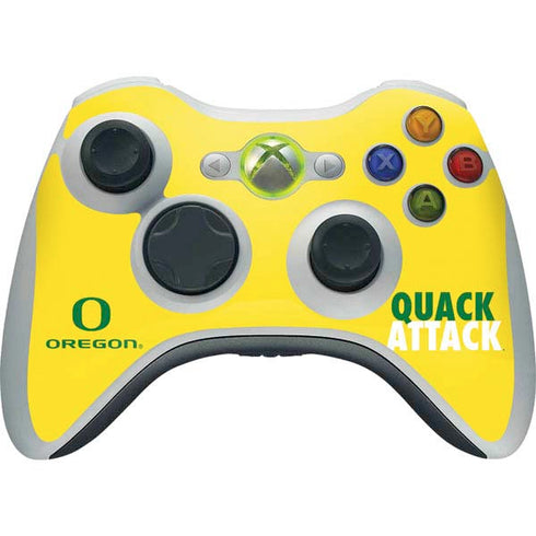University of Oregon Quack Attack Xbox 360 Wireless Controller Skin