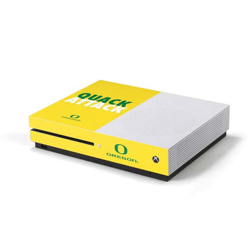 University of Oregon Quack Attack Xbox One S Console Skin