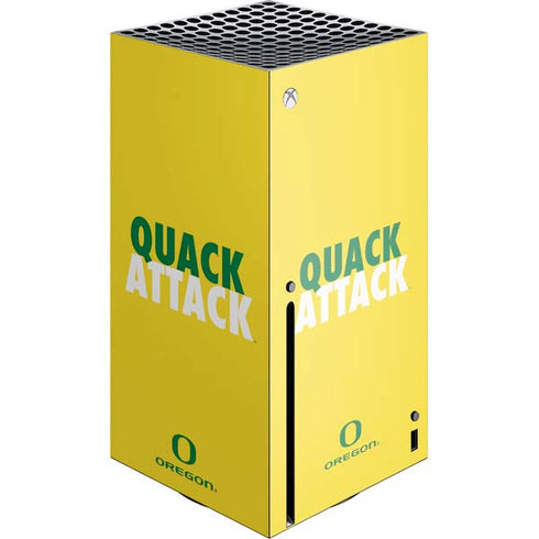 University of Oregon Quack Attack Xbox Series X Console Skin