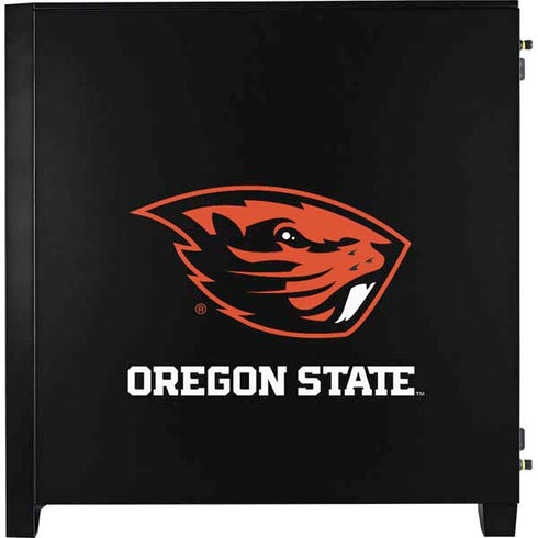 Oregon State University Beavers Corsair 4000D Tempered Glass Mid-Tower ATX Case Skin
