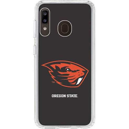 Oregon State University Beavers Galaxy A20 Clear Case