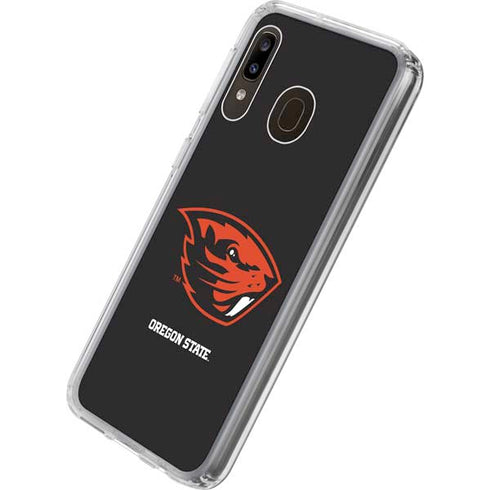 Oregon State University Beavers Galaxy A20 Clear Case