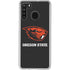Oregon State University Beavers Galaxy A21 Clear Case