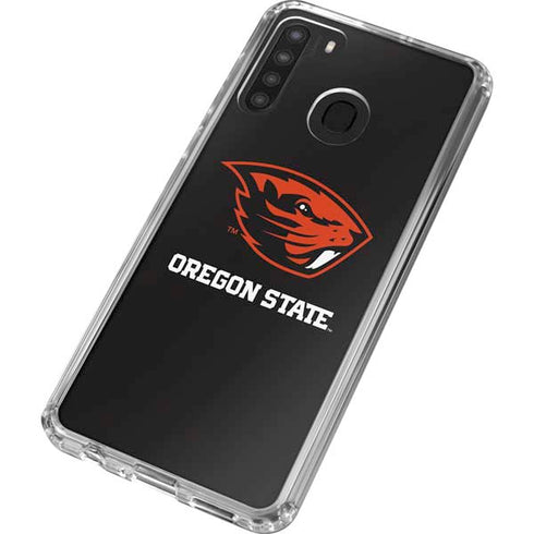 Oregon State University Beavers Galaxy A21 Clear Case