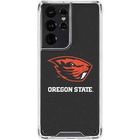 Oregon State University Beavers Galaxy S21 Ultra 5G Clear Case
