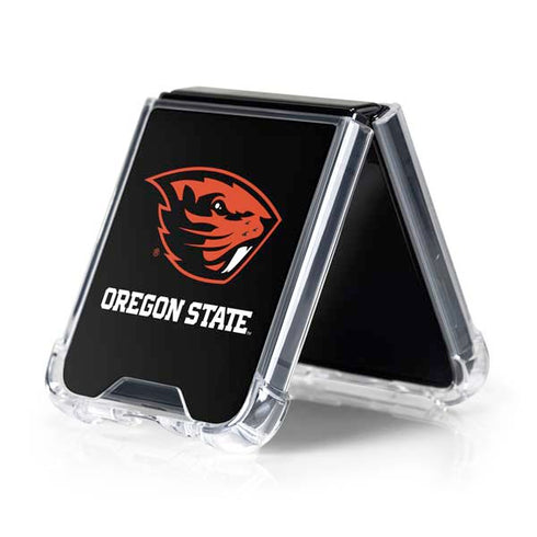 Oregon State University Beavers Galaxy Z Flip5 5G Clear Case