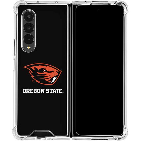 Oregon State University Beavers Galaxy Z Fold4 5G Clear Case