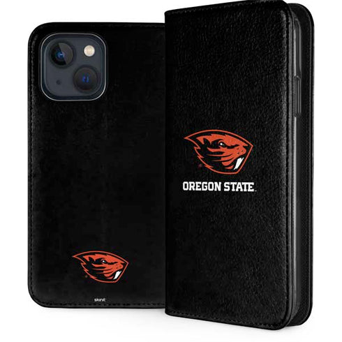 Oregon State University Beavers iPhone 15 Plus Folio Case