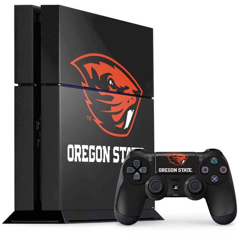 Oregon State University Beavers PS4 Console and Controller Bundle Skin