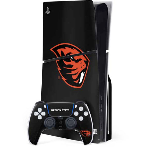 Oregon State University Beavers PS5 Slim Disk Bundle Skin