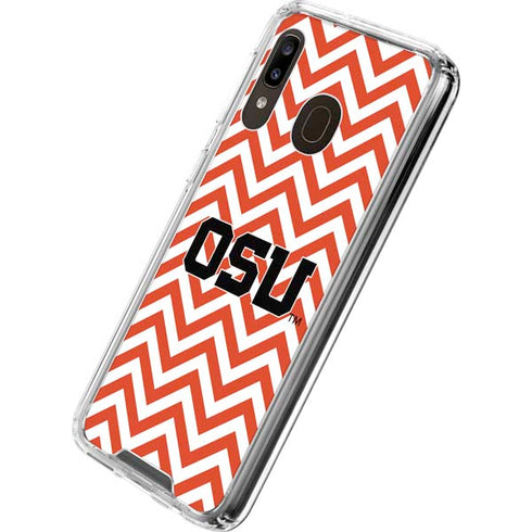 Oregon State University Chevron Galaxy A30 Clear Case