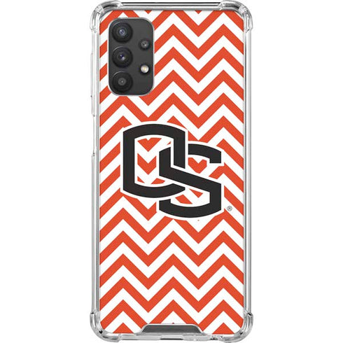 Oregon State University Chevron Galaxy A32 5G Clear Case