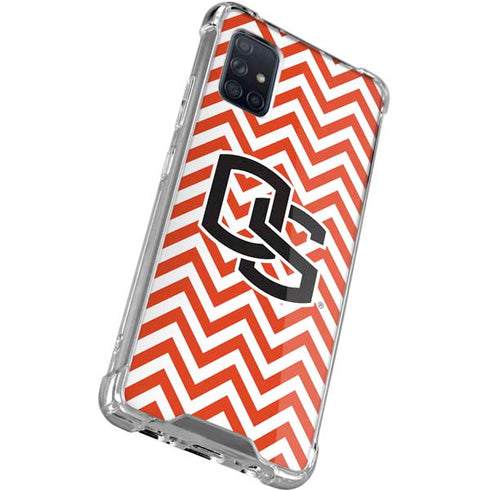 Oregon State University Chevron Galaxy A71 5G Clear Case