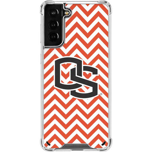 Oregon State University Chevron Galaxy S21 Plus 5G Clear Case
