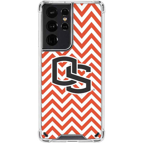 Oregon State University Chevron Galaxy S21 Ultra 5G Clear Case