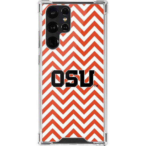 Oregon State University Chevron Galaxy S22 Ultra Clear Case