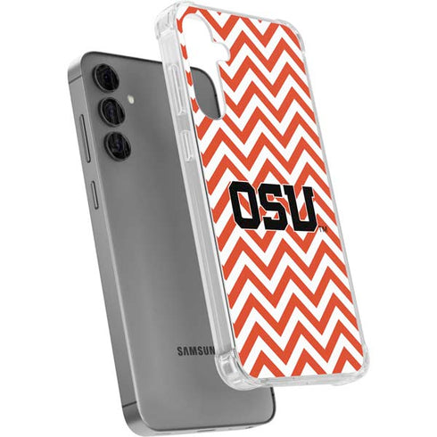 Oregon State University Chevron Galaxy S24 Plus Clear Case