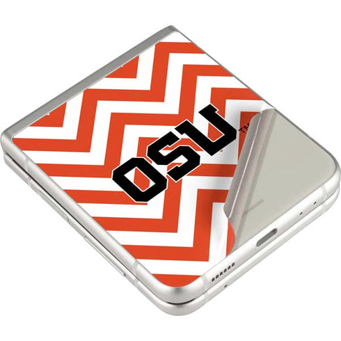 Oregon State University Chevron Galaxy Z Flip3 5G Skin