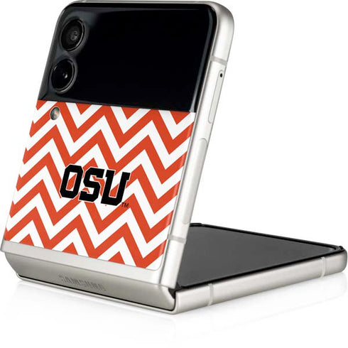 Oregon State University Chevron Galaxy Z Flip4 5G Skin