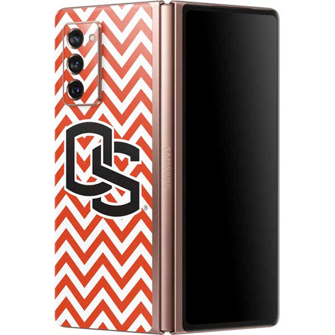 Oregon State University Chevron Galaxy Z Fold2 5G Skin