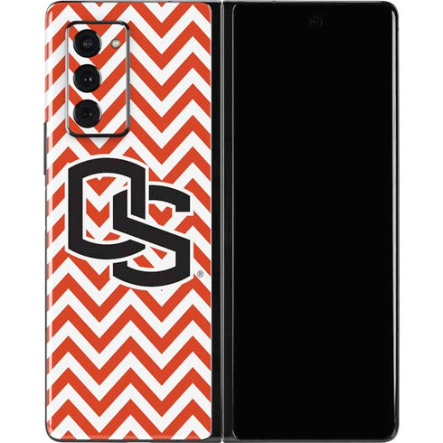 Oregon State University Chevron Galaxy Z Fold2 5G Skin