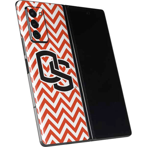 Oregon State University Chevron Galaxy Z Fold2 5G Skin